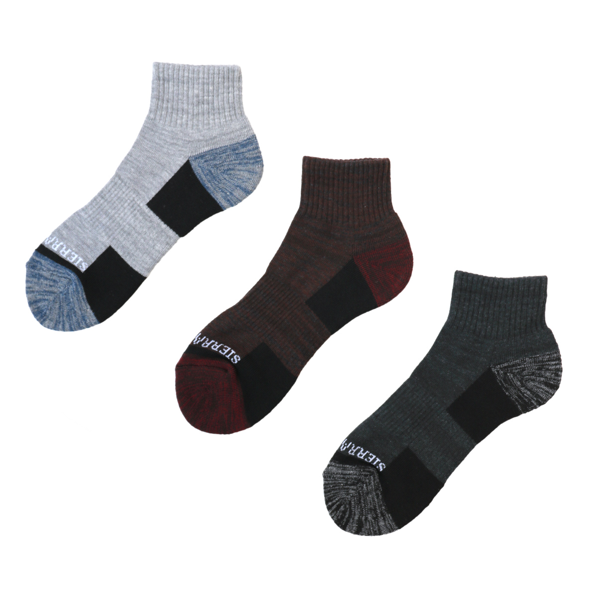 3P配色ショートソックス