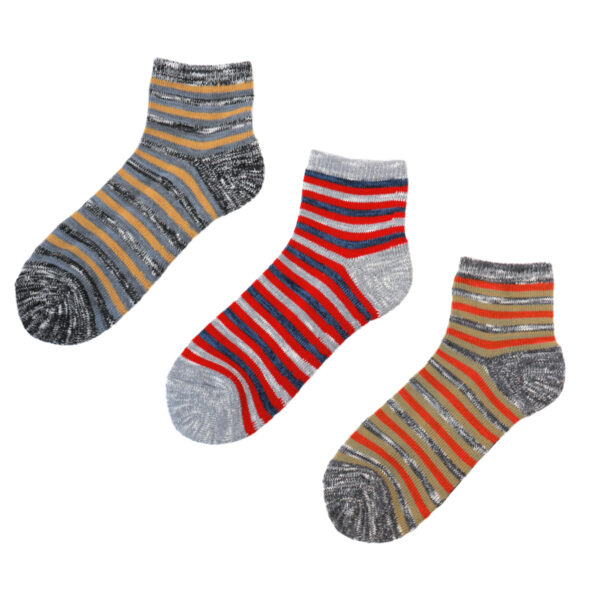 3P配色ショートソックス