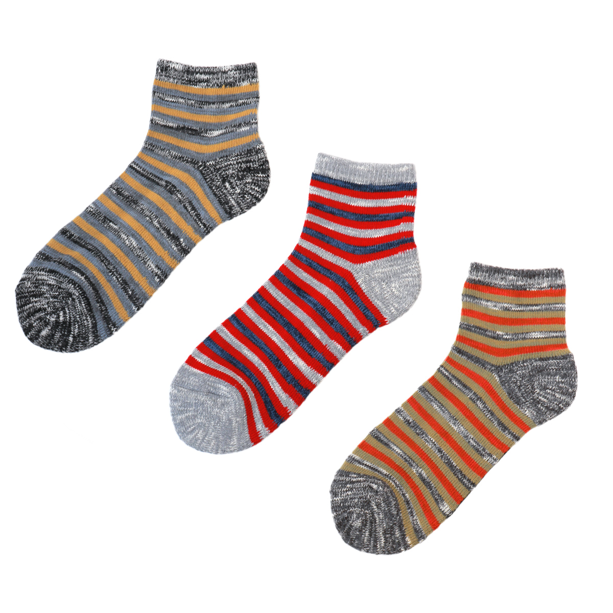 3P配色ショートソックス