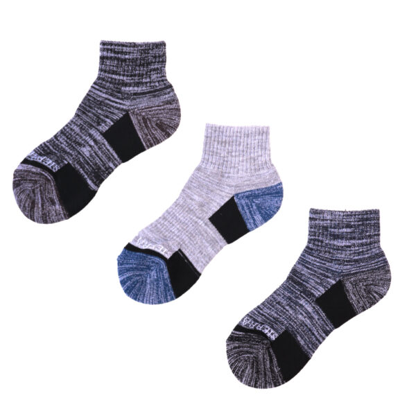 3P LADYS配色ショートソックス