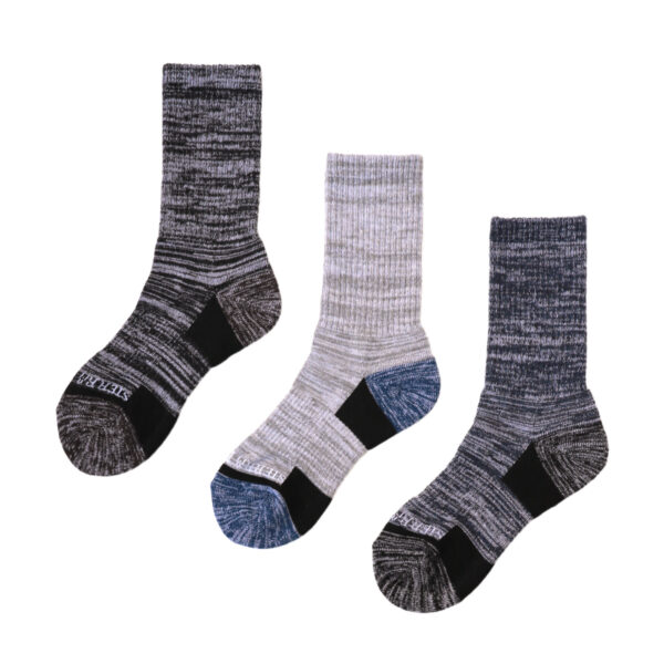 3P LADYS配色クルーソックス